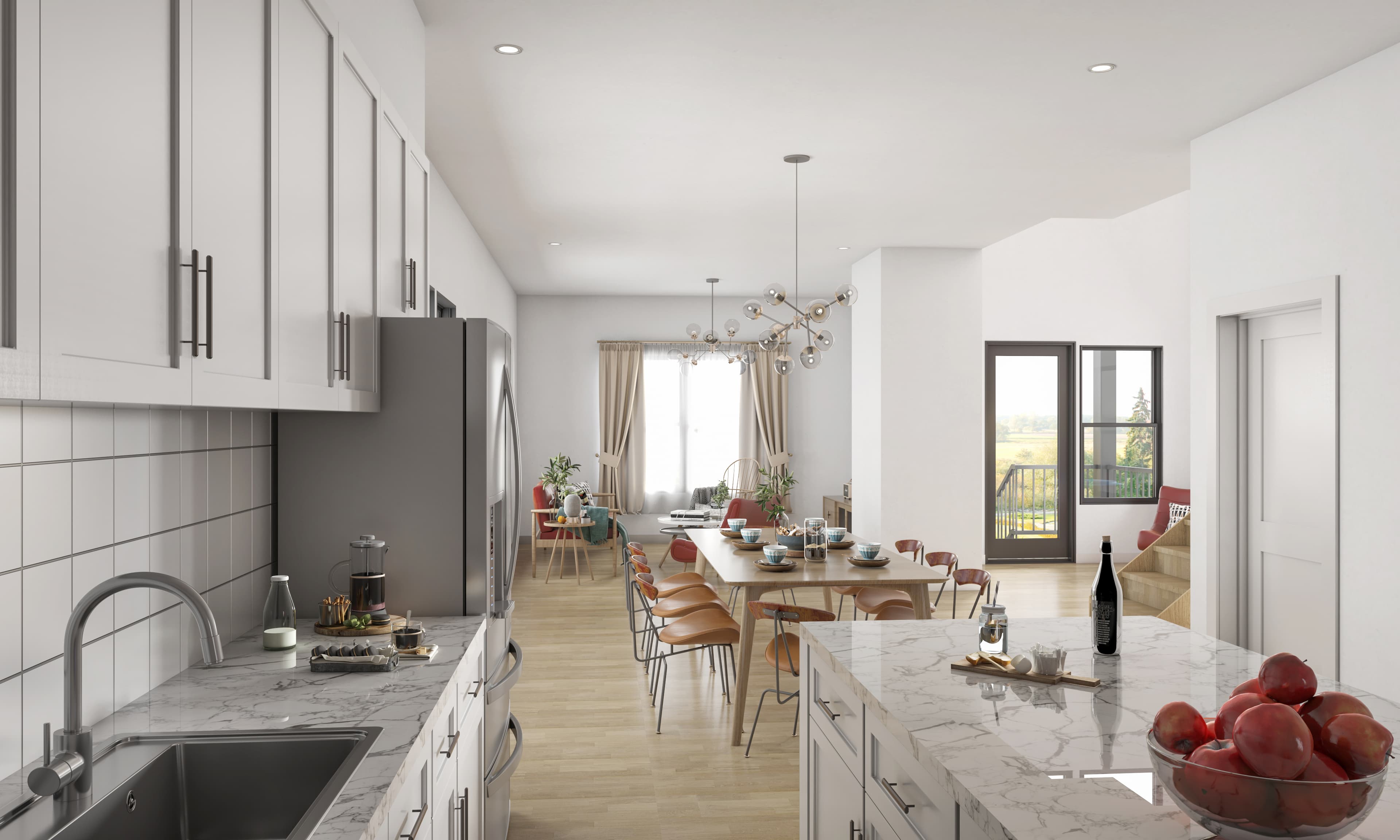 1055 Fair Avenue — Kitchen and Dining Interior