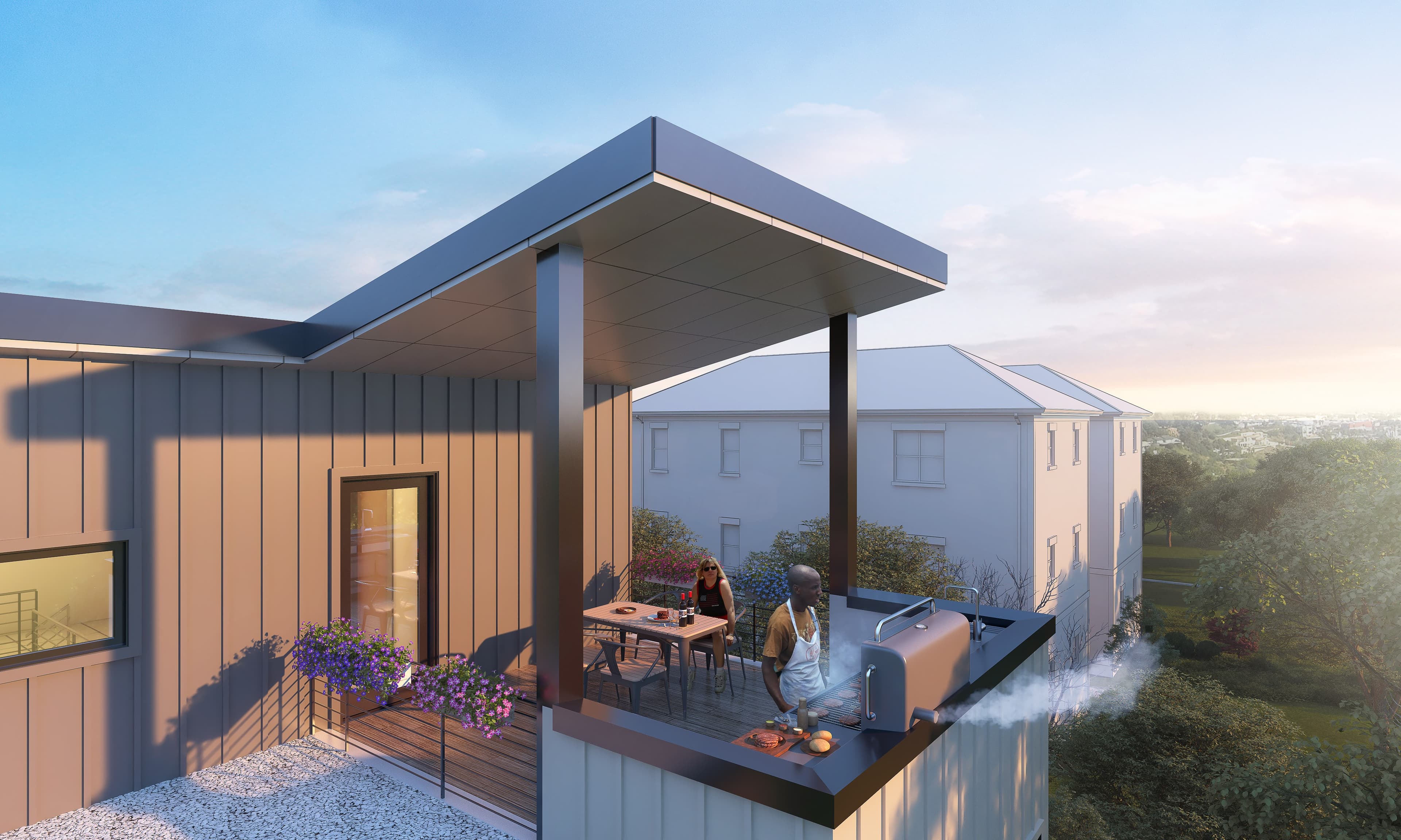 264 Carpenter Street — Roof Deck