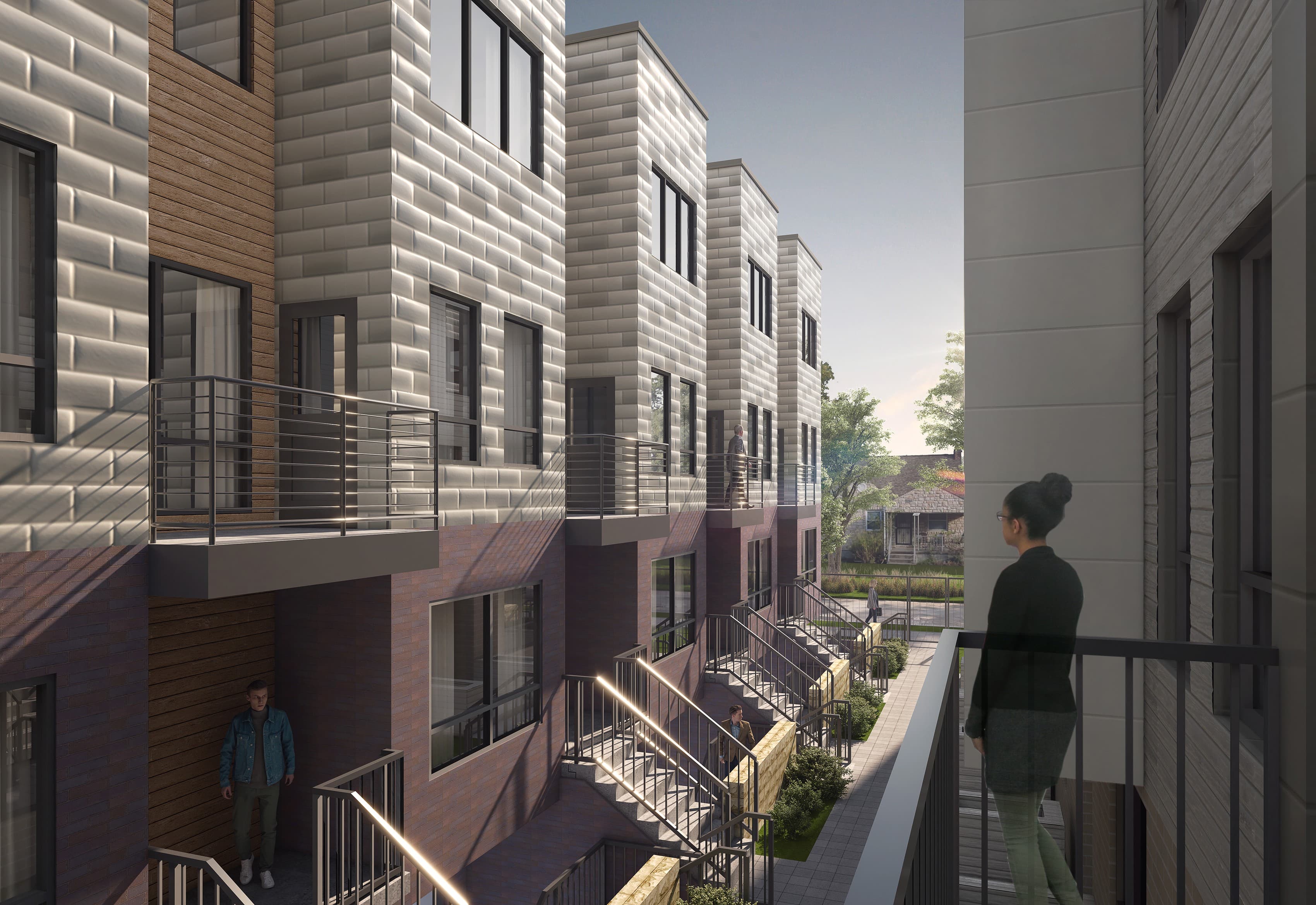 Merion Village Residence — Balcony View