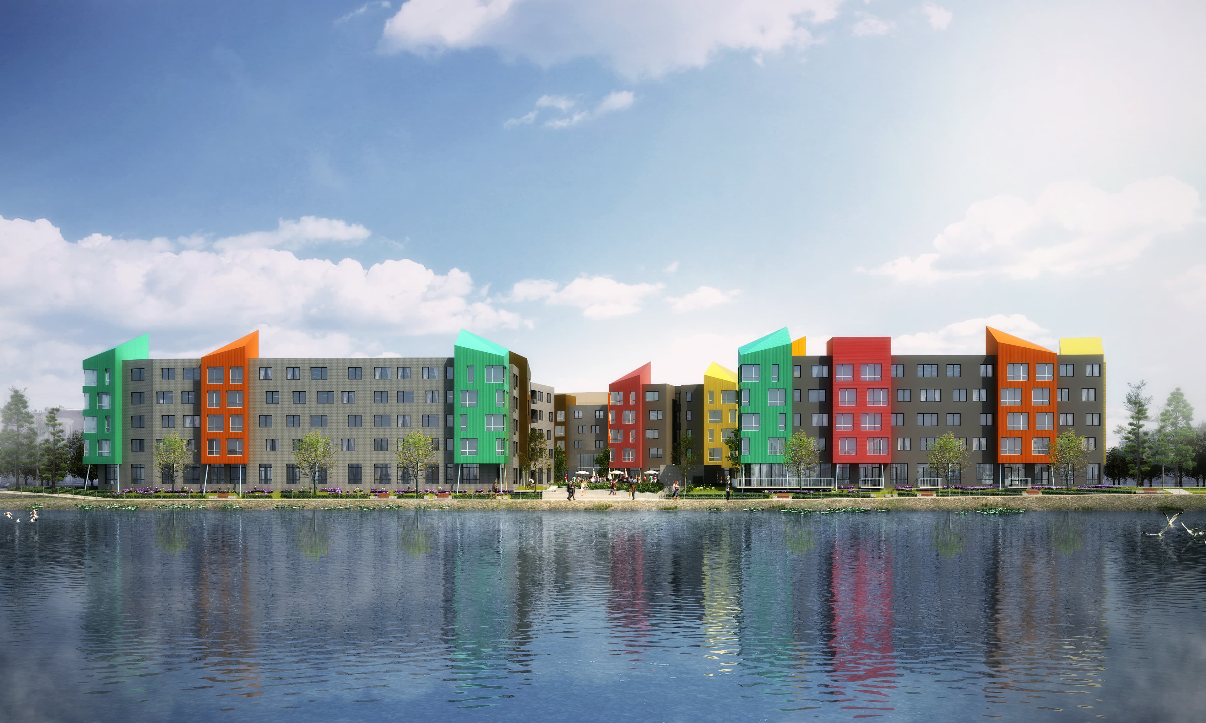 Waterfront Apartments — West River View
