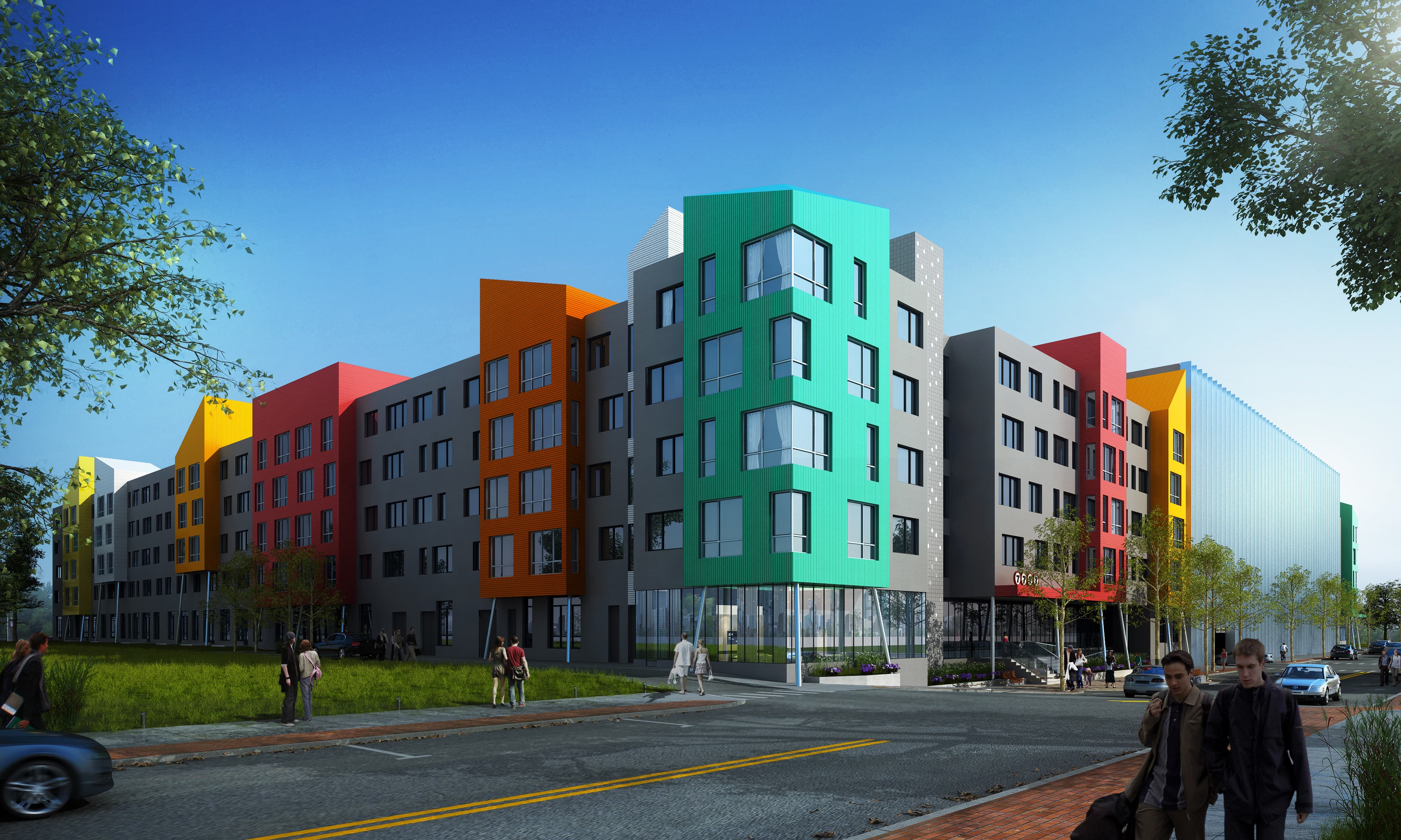 Waterfront Apartments — First Street View